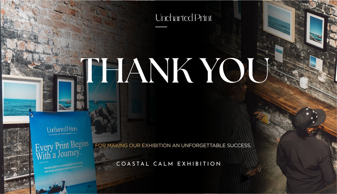 Uncharted Print Coastal Calm debut exhibition at The Electric, District Six, Cape Town